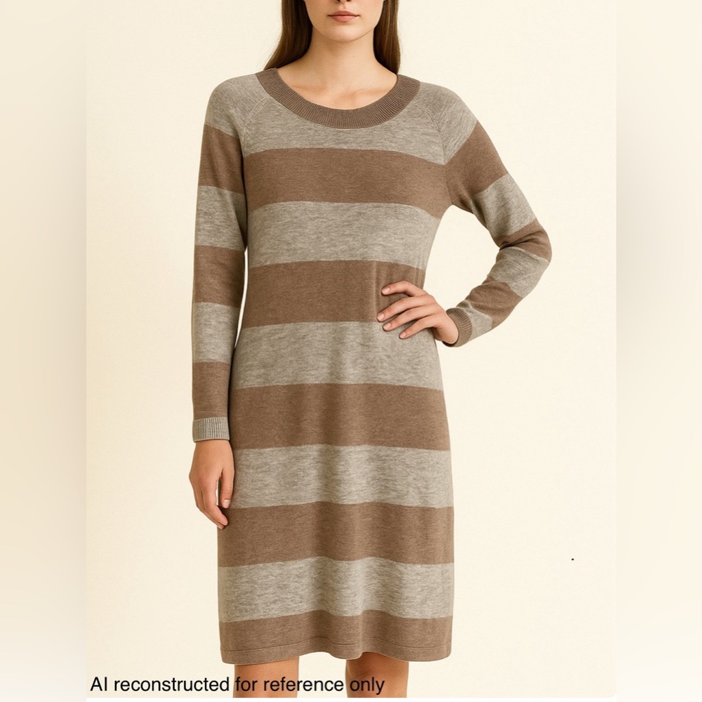 Banana Republic Long Sleeve Striped Sweater Dress